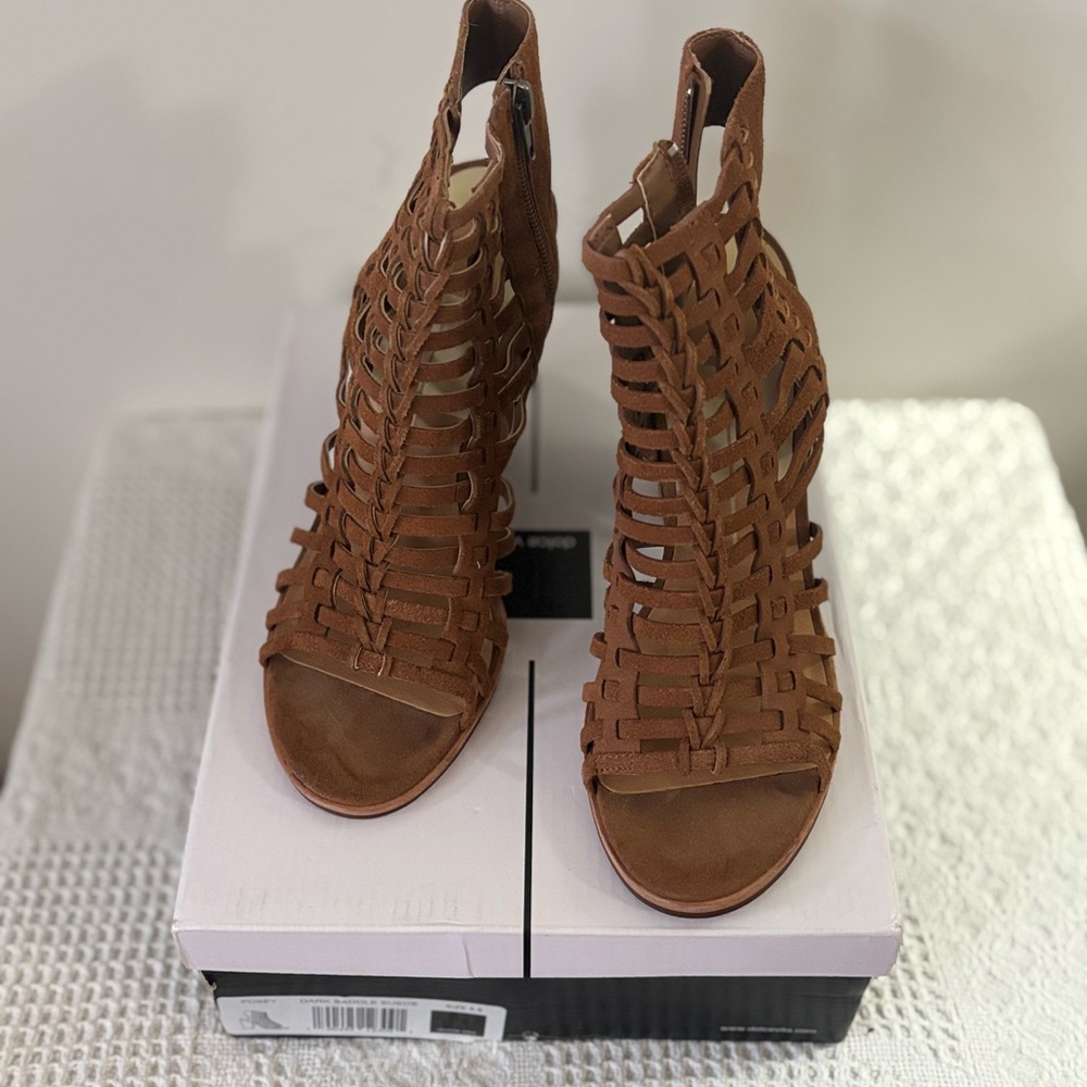 Dolce Vita Tan Gladiator Heels